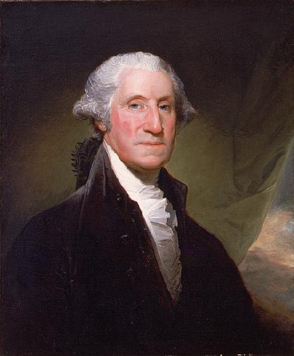 Gilbert Stuart George Washington oil painting picture